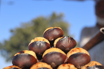 chestnuts on the market