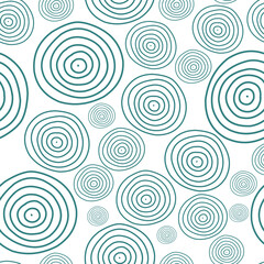 Fototapeta na wymiar Stylish circles pattern, monochrome concept. Modern vector illustration.