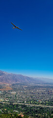 View of the city on top of the mountain