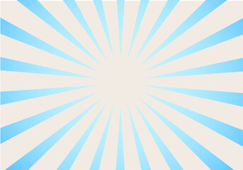 Radial stripes background. Trendy striped background. Soft backdrop with gradient for wallpaper, cover and banner template. Light line, abstract ray burst. Striped retro background