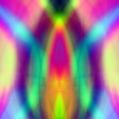 Art illustration psychedelic abstract colorful background