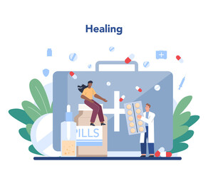 Doctor concept. Healthcare, modern medicine treatment, expertize