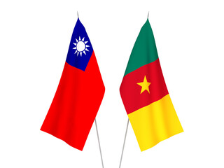 Taiwan and Cameroon flags
