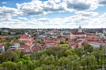 Lithuania. Vilnius. Panorama city.