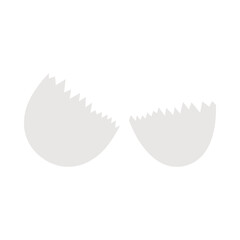Empty Egg Shell Icon