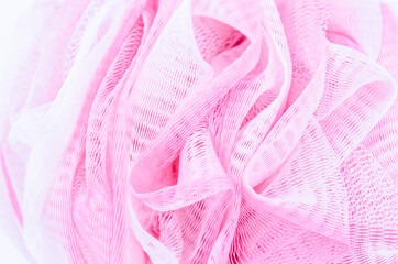 Close up texture of bath sponge.