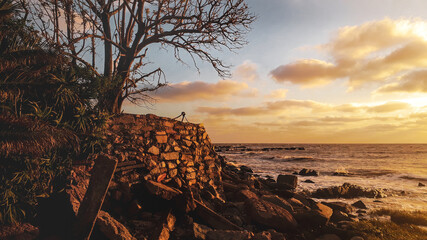 Afternoon Coastal Scene, Montevideo, Uruguay