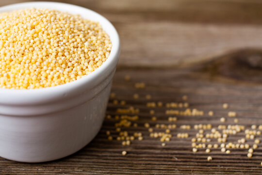 Millet in white dose