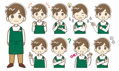 男性、店員、まとめ