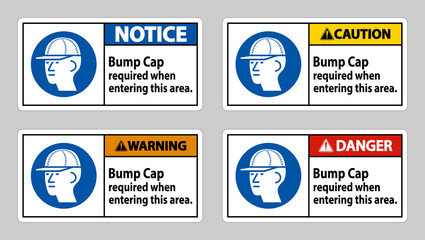 Bump Cap Required When Entering This Area