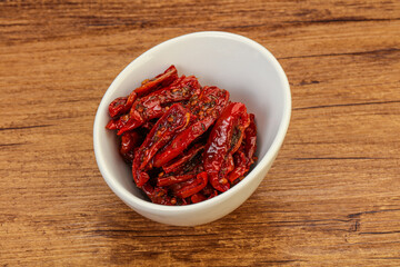 Dried tomato with olive oil