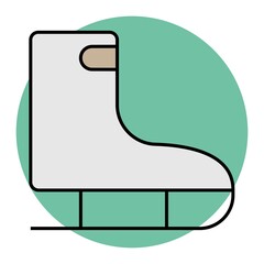 Skating Icon vector illustration photo
