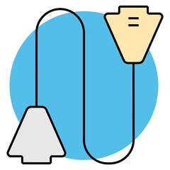 Jump Rope icon vector illustration