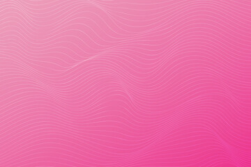 Pink Wave Lines Pattern Abstract Background. Valentines Day Banner. Vector