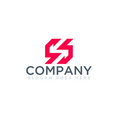 Abstract shape logo for company name