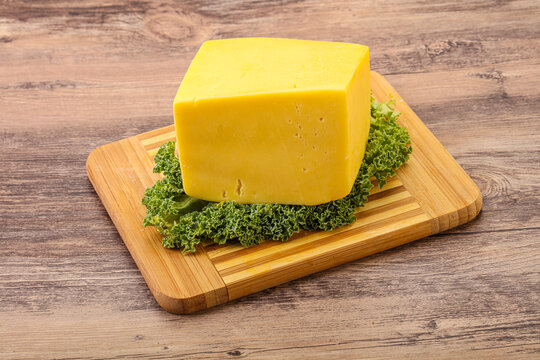 Yellow tilsiter cheese dairy product