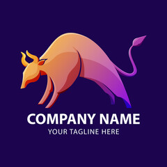 Buffalo logo gradient vector