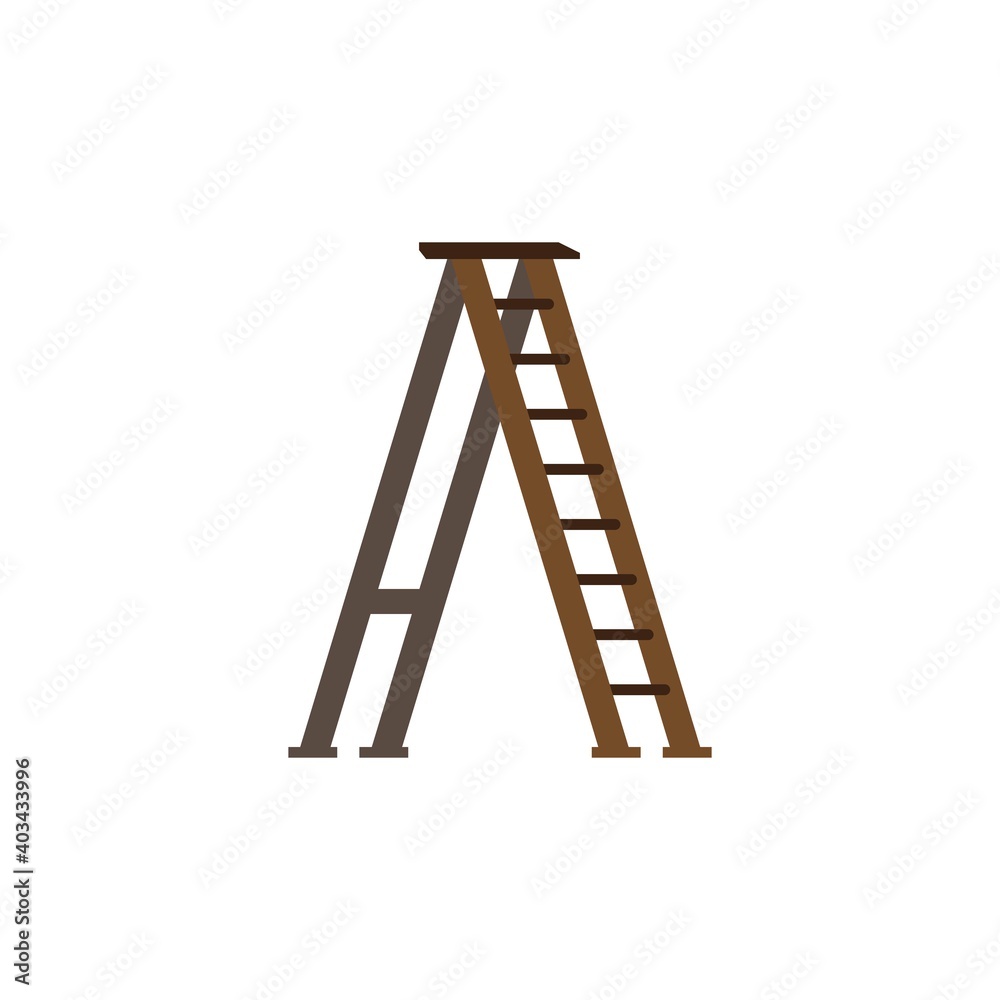 Sticker ladder icon