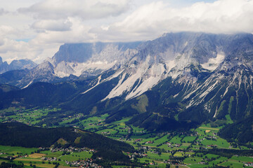 Obraz premium Dachstein mountain massive in Styria, Austria