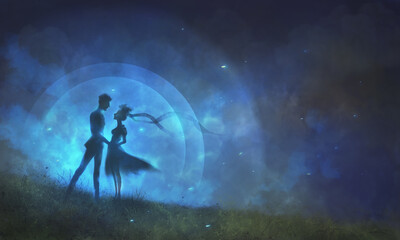 Fototapeta premium Couple's Wedding 