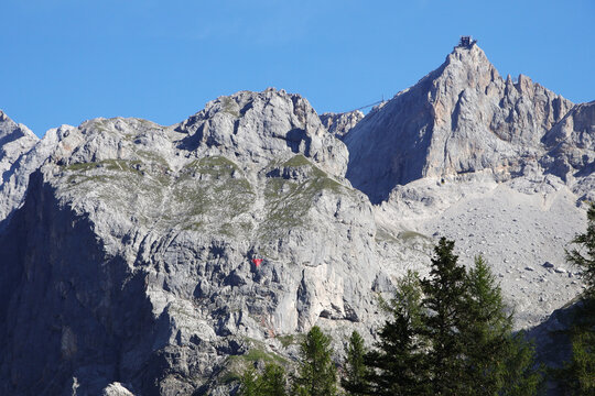 The upper station of Dachstein-Gletscherbahn - cable car, Austria