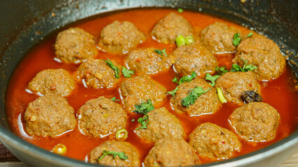  Famous delicious pakistani and indian food keema kofta