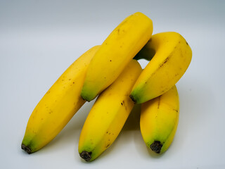Bananen 5 liegend von unten Focus stacking