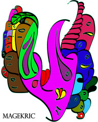 doodle image that resembles a butterfly