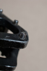 Bicycle pedal closeup