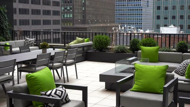 Beautiful Urban Patio Landscape in New York City