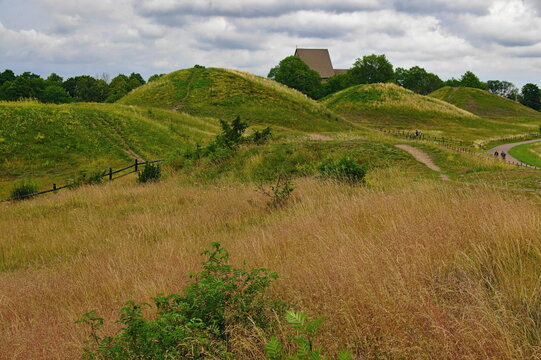 Gamla Uppsala, Sweden - 3 kings mounds, plus the former cathedral