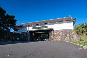 Fototapeta na wymiar 皇居外苑 桜田門 (渡櫓門)