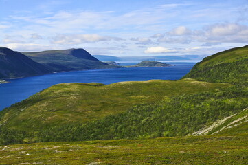 Fototapeta na wymiar Nordkinn peninsula, Finnmark County, Norway