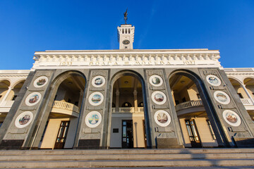 Northern River Terminal, main entrance and front staircase. Built in 1937, an example of early...