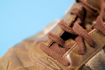 Brauner Retro Schuh