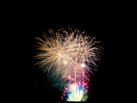 Troms&oslash; city fireworks, New years eve 2020 /2021. 