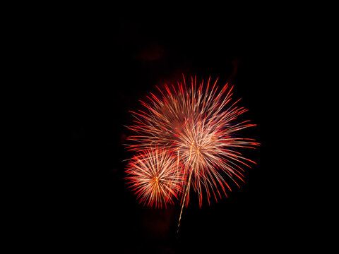 Troms&oslash; city fireworks, New years eve 2020 /2021. 