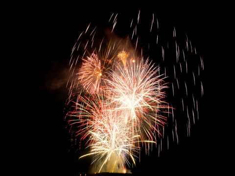 Troms&oslash; city fireworks, New years eve 2020 /2021. 