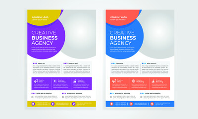 Professional business flyer template