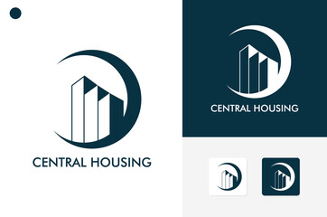 Central Housing Logo Template Design