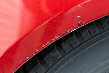 車のボディ 劣化 Car body deterioration and rust, dents