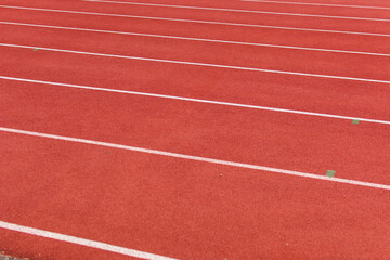 Running track for the athletes