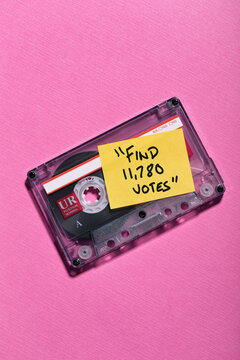Cassette Tape With Recording Of Political Call