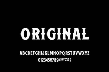 typeface vector design, alphabet font, green and white style