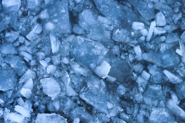 broken ice abstract background, texture