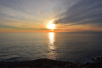 Genova Tramonto sul Mare