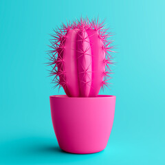 3d illustration of minimal cactus isolated