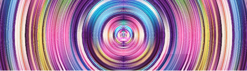 art background with circle shape illusion lines