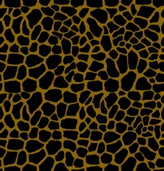 Giraffe skin seamless pattern.. Animal print background.