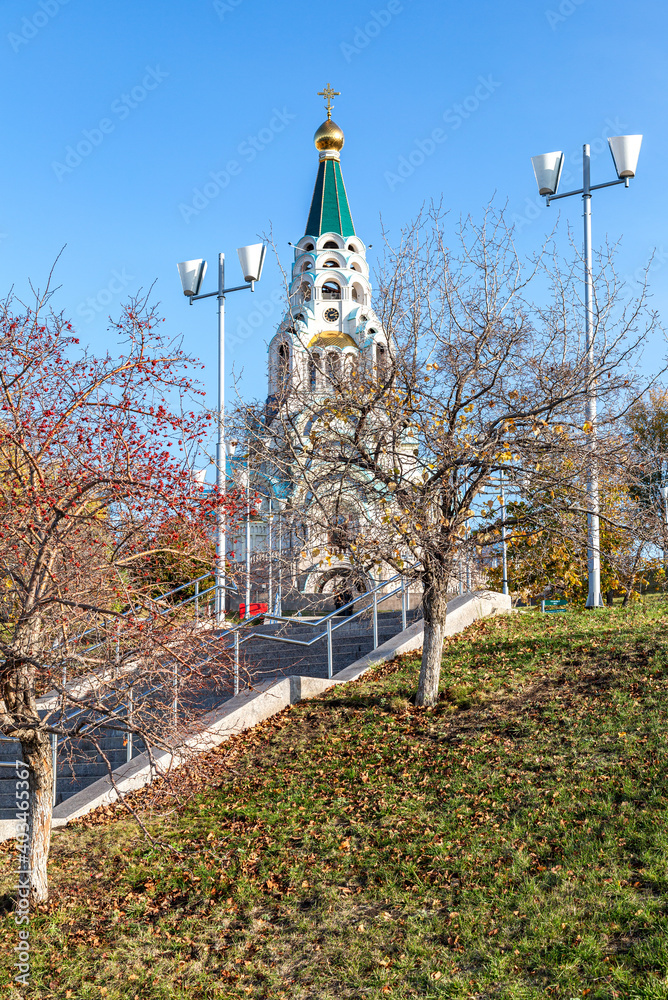 Canvas Prints St. Sophia Cathedral of the Wisdom of God against the blue sky